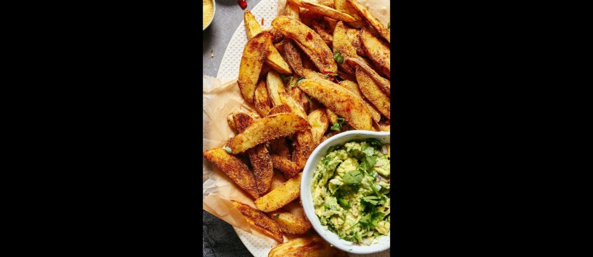 Cheesy Chili Baked Potato Fries (Oil-Free!) | Minimalist Baker Recipes