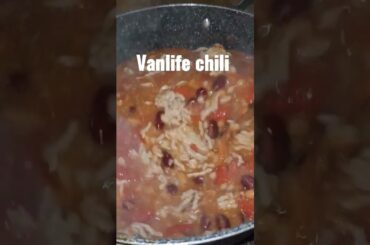 cooking chili in the campervan #vanlife #britishcolumbia #vancouverisland #livingthedream #love