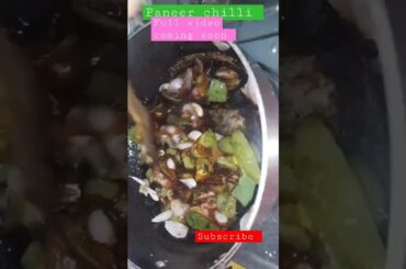 Paneer chilli recipe #cooking #rasoi  #shorts #shortsfeed #youtubeshortsvideo #paneer #paneerchili