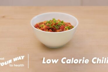 Low-Calorie Vegan Chili #recipe #veganrecipe
