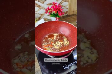 Chikan chili A1J1 recipes #special #minivlog #legpiece #home