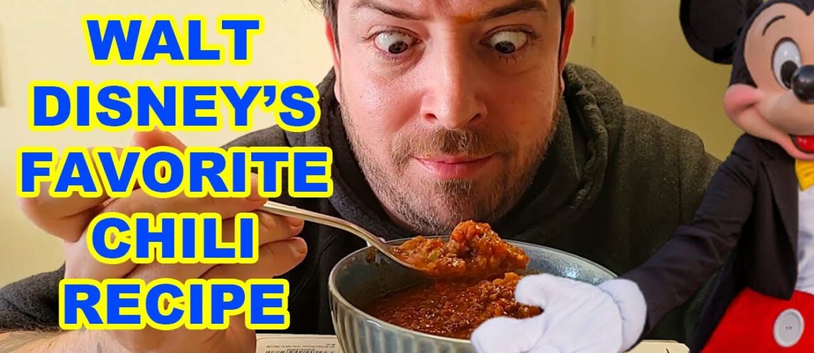 Walt Disney's Favorite Chili Recipe