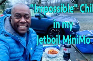 Impossible Chili Recipe in the Jetboil