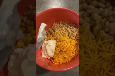 Chilli cheese frito corn salad.. the perfect side dish! #easyrecipe #shorts #cooking