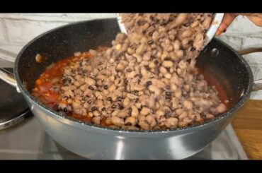 How to make Black-Eye Beans Chili with Ground Beef | Easy Recipes