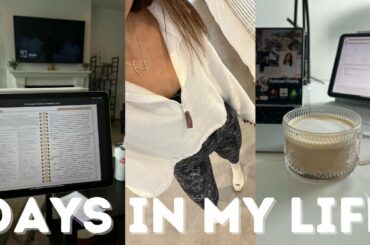 Productive Days in my Life: Revolve Haul, Journaling, Crockpot Recipes, Running, & Work from Home!