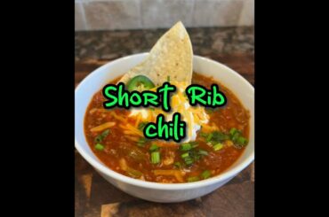Short Rib Chili