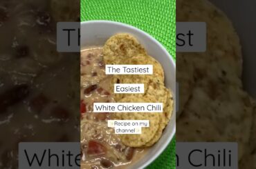 White Chicken Chili to die for #simpledinner #easyrecipe #quickrecipes #chili