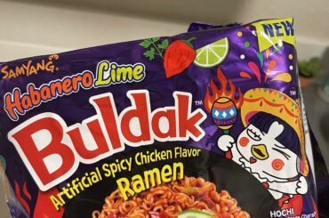 Tried the new habanero lime noodz! Top 5 fav of the Samyang packs!