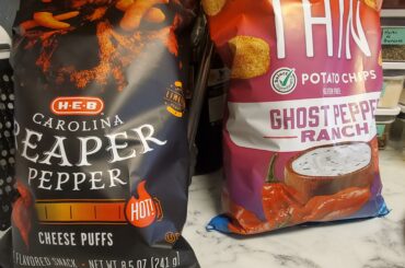 Not super hot but certainly not disappointing! Winner goes to the cheese puffs.