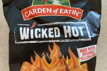 These might be the least spicy chips (or product in general) to ever be branded spicy/“wicked hot”. Also lacking flavor in general. Shame on you Garden of Eatin.