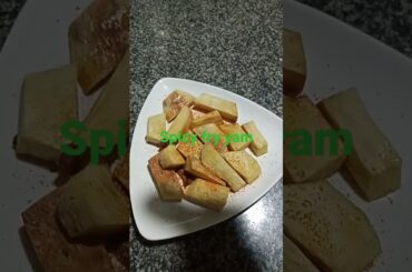 How to spice fry Yams with chili powder and oregano