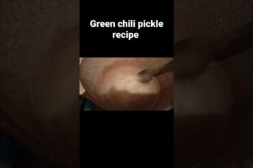 Ramadan Special Green chili pickle recipe | 2 min green chili pickle recipe | Easy and homemade