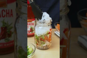Mason Jar Instant Noodles #shorts