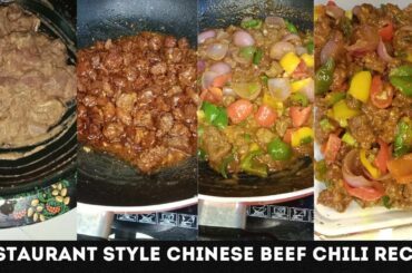 Restaurant Style Chinese Beef Chili Recipe - Rahana's Cooking Studio