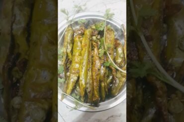 fry green chilli recipe easy and tasty hari mirch fry recipe masala mirchi fry #shorts #easy #viral