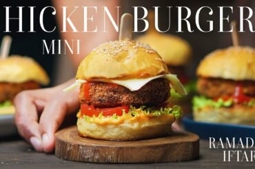 Mini Chicken Burger Recipe | Chicken Burger Patty | IFTAR RECIPE RAMADAN