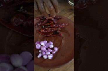 Quick Red Chilli Chutney  #shorts