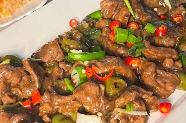 Beef Chilli Dry Recipe | Sizzling Beef Chilli Explosion