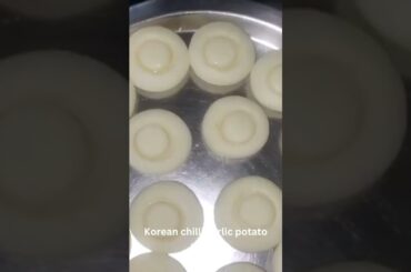 Korean chili garlic potato recipe #shorts