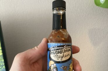 Stop whatever you are doing and order this sauce now (as long as you don’t hate mushrooms I guess)! Awesome heat and flavor!