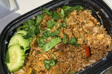 Thai Beef fried rice from work, does it look spicy enough?