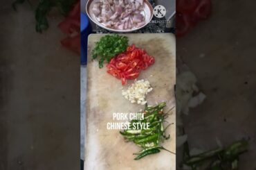 Homemade Delicious Pork With Green Chili Recipe Chinese Style.