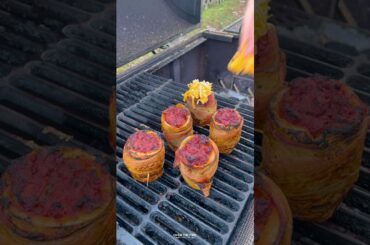 Chili Cheese Potato Volcanoes Recipe | Over The Fire Cooking by Derek Wolf