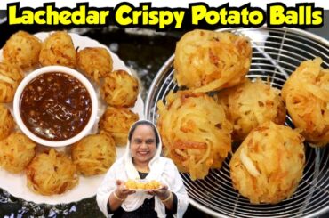 Lachedar Crispy Potato Balls | Sweet & Chilli Sauce | Ramadan Special Crispy Potato Balls Recipe