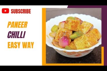 Paneer chili recipe l Chili paneer recipe l Chili paneer