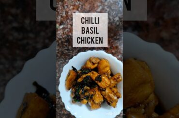 Shorts Recipe Series - Recipe #1 Chili Basil Chicken #asianrecipe #chicken #recipe #shorts