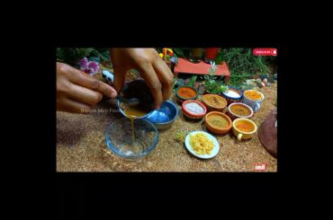 Miniature Puri Recipe Indian Tiny Food Pani Puri Barera Mini Food