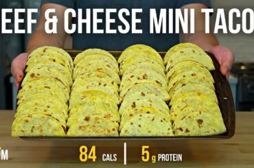 Chili Beef & Cheese Mini Tacos for Snack City