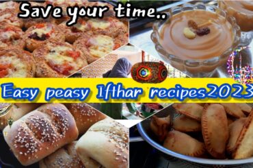 Ramadan ifthar recipes 2023/chicken bun/Home made butterscotch pudding/Mini pizza/Baked patties