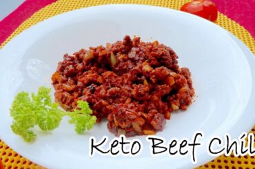 Keto Meal Recipes Set8 #4 - Beef Chili