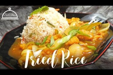 Restaurant Style Vegitable Fried Rice With Chicken Chili Sauce Recipe #friedrice #cooking #viral
