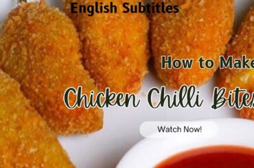 Cheesy Chili Chicken Bites #shorts #shortsfeed