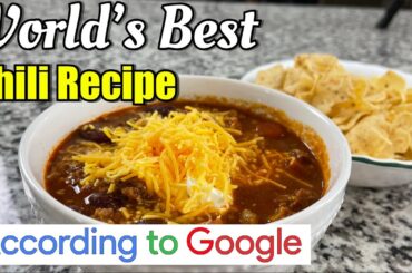 THE WORLD'S BEST CHILI RECIPE? Review & How To