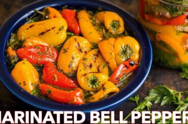 Marinated Mini Sweet Peppers Recipe - Easy Side Dish