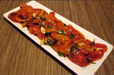 Roasted Peppers Recipe / How to Make Roasted Peppers - Laura Vitale "Laura In The Kitchen" Episode 8
