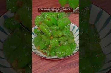 EASY AND QUICK GREEN PEPPERS STIR-FRY RECIPE #recipe #pepper #chinesefood #vegetables #cooking
