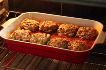 Food Wishes Recipes - Beef and Rice Stuffed Peppers Recipe -  Stuffed Bell Peppers