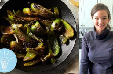 Shishito-Style Green Peppers from Michele Humes | Genius Recipes