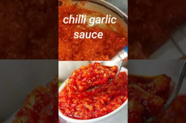 #viral #shortsvideo #cooking hot chili garlic sauce at home