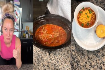 this easy dinner is so good || chili and cornbread y'all! || Kristin's Friends 2023