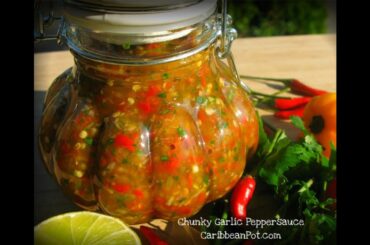 Chunky Garlic Pepper Sauce Recipe.