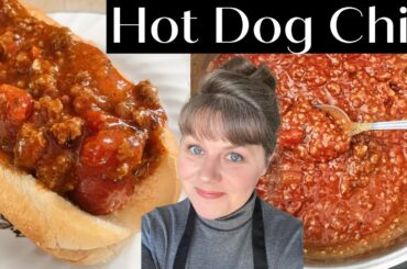Amanda's Famous Hot Dog Chili Recipe