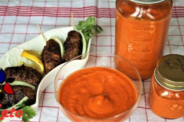 Roasted Red Pepper Sauce  - Croatian Ajvar | Keto Recipes