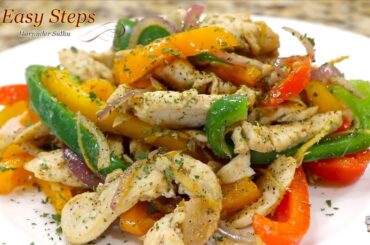 Easy Chicken Recipe With Bell Pepper and Onion