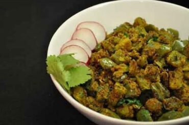 Bell Pepper Subzi Recipe (with Besan) | Show Me The Curry Vegetarian Recipes